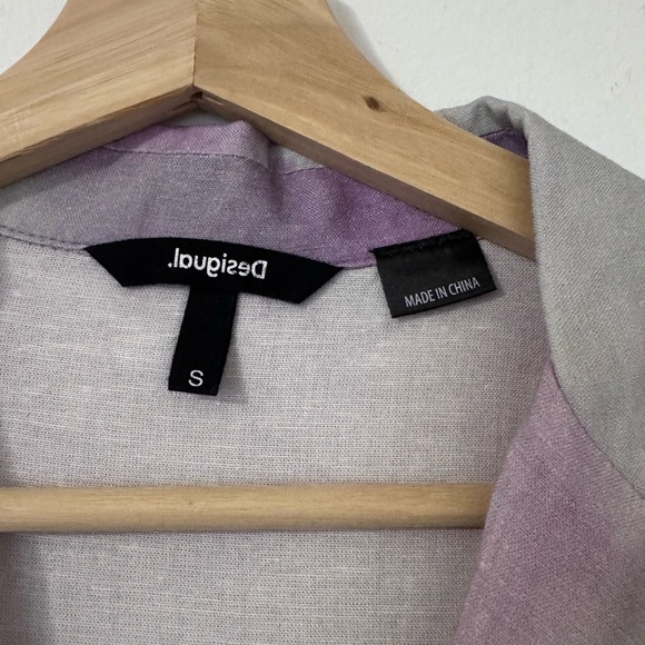 Desigual Lavender and Gray Blouse - Picture 3 of 5